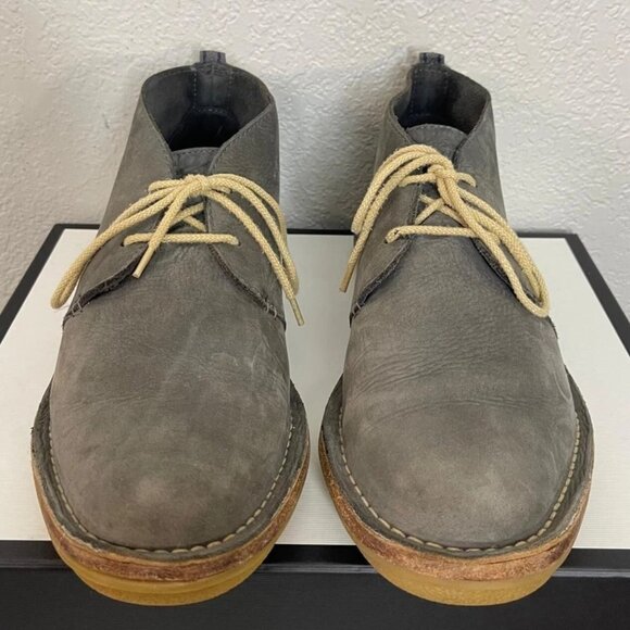 Cole Haan Todd Snyder Lewis Chukka Boots Grey Leather C14271 Lace Up Mens 11.5 M - Picture 1 of 13